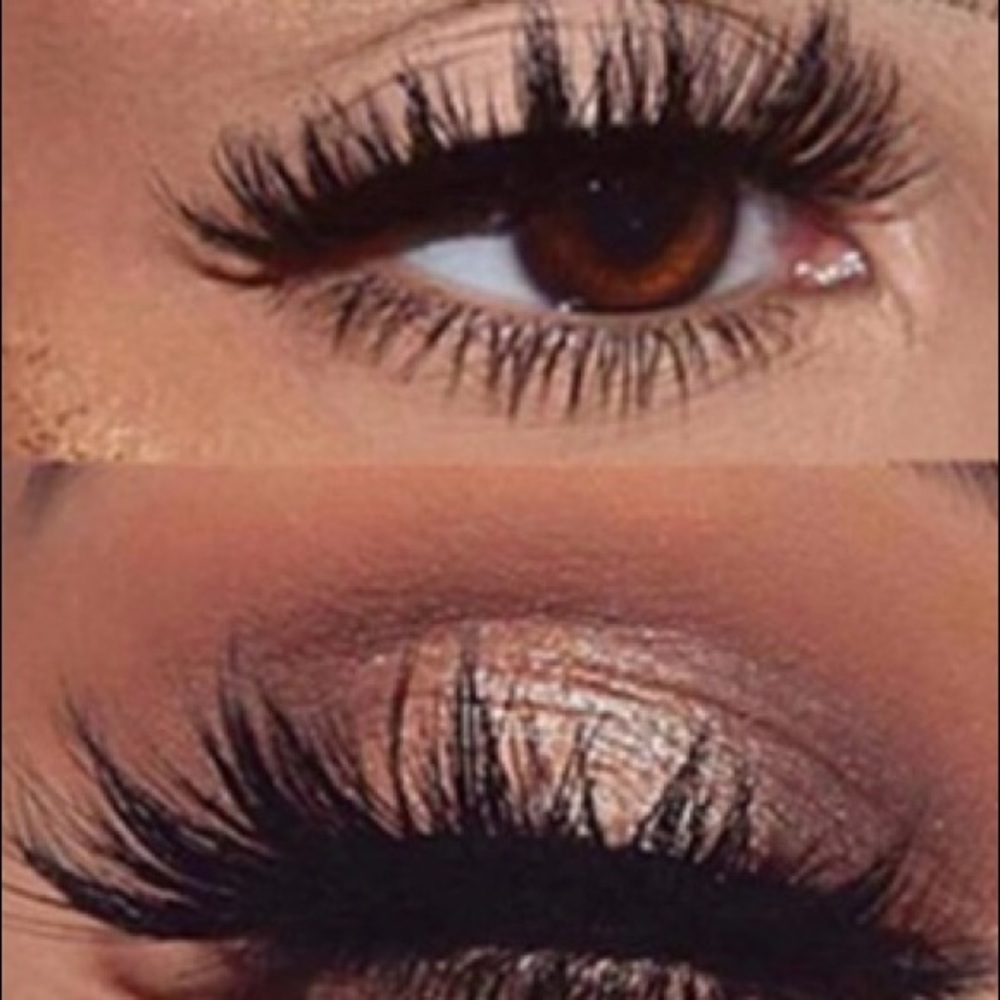 Voluminous sexy long Eyelashes 2x